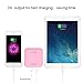 SINOELE Portable Mini Power Bank 10000mAh External Battery Pack Dual USB Chargers Universal for iPhone,iPad,Samsung,Huawei and More (Pink)