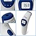 SENQIAO Jumper Forehead Thermometer Infrared Object Thermometer Fever Alarm Back LCD Non Contact IR Baby Temperature for Newborn,Children, Adult,Clinical Digital CE FDA Approved