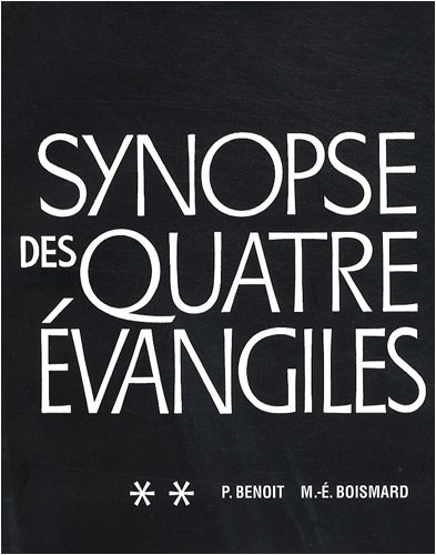 Download Synopse des quatre evangiles en francais (French Edition)