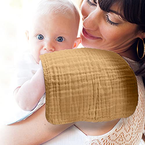 Yoofoss Muslin Burp Cloths for Baby 10 Pack 100 Cotton Baby Washcloths