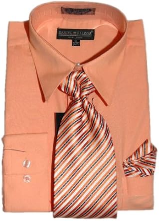 peach dress shirt
