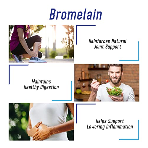 Bromelain Supplement, Natural Pineapple Extract with Proteolytic