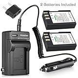 Kastar Battery (2-Pack) and Charger Kit for Nikon EN-EL9, EN-EL9a, MH-23 work with Nikon D3000, D5000, D40, D60, D40X SLR Cameras