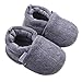 Fheaven Fashion Autumn and Winter Warm Baby Girls Shoes Sneaker Anti-slip Soft Sole Toddler Shoes (US:3, Gray)