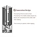 Coffee Grinder Manual, Stainless Steel Coffee Bean Grinder Ceramic Conical Burr Hand Crank Mill with Spoon AUKO