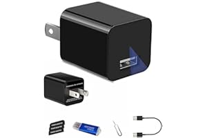 1080P Mini Home Surveillance Camera, Portable, Plug and Play, No Wi-Fi Connection Required, Loop Recording, Compatible with 4