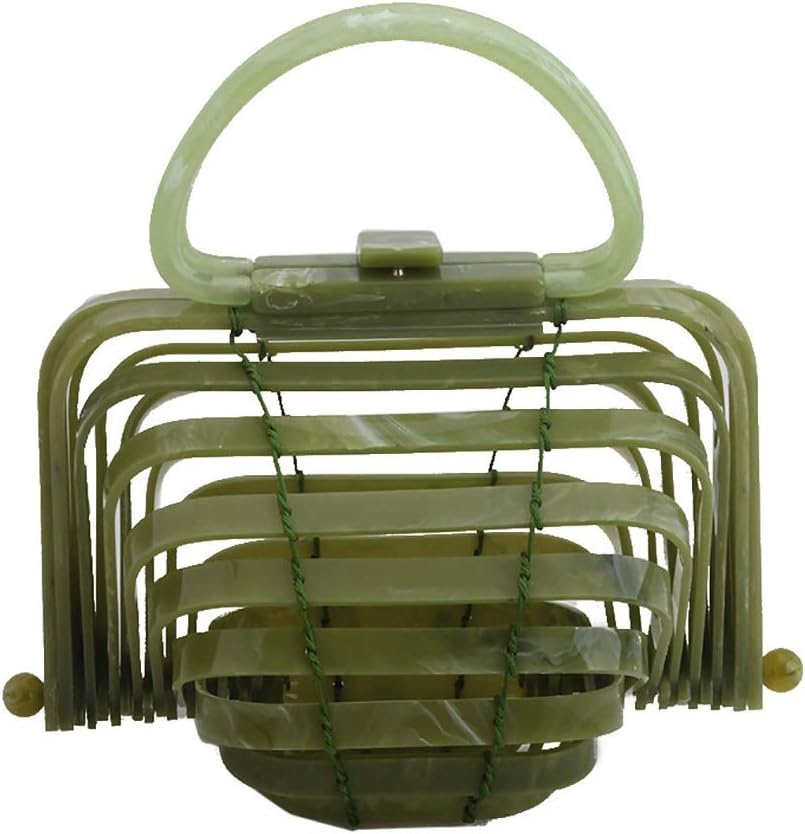 acrylic basket bag