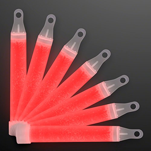 4" RED Mini Glow Sticks (Set of 50)