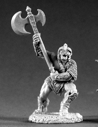 Orc Warrior of Kargir with Polaxe (OOP)