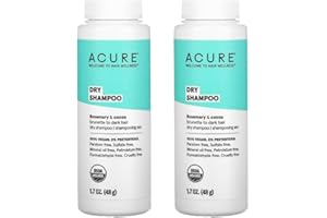 ACURE Acure Dry Shampoo, Brunette to Dark Hair, Rosemary & Cocoa, 1.7 oz (58 g) (Pack of 2)
