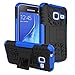 Samsung Galaxy J1 mini Case, IVSO Samsung Galaxy J1 mini Case Hybrid KickStand Case for Samsung Galaxy J1 mini Smartphone (Blue)
