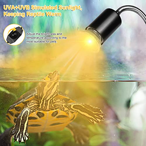 Reptile Heat Lamps, Turtle Lamp UVA/UVB Turtle Aquarium Tank Heating
