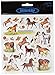 Tattoo King Multi-Colored Stickers-Horses On Farm