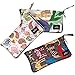 BMC Mixed Design Washable Foldable Wallet Style Nylon Reusable Grocery Bags Tote - (Cute Critters) Set of 3