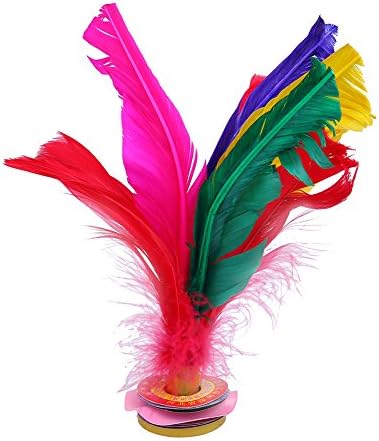 Aprettysunny 1pc Feather Chinese Jianzi Foot Sports Toy Game Kick Shuttlecock Indoor Outdoor