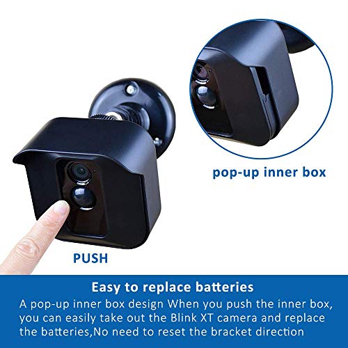 Blink XT2 Camera Mounts for Blink XT/Blink XT2 Home Security Camera, Blink XT2 Accessories with 2 Pack Blink Mount bracket for Blink Camera and 1PC Blink Sync Module Wall Outlet Mount, Easy to Use - Thumbnail 2