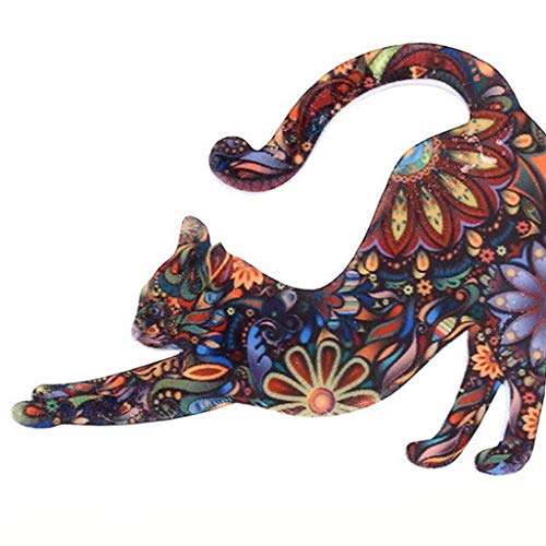 Xeminor Premium Graceful Lovely Unisex Cat Brooch Lapel Pin Enamel Badges Accessory