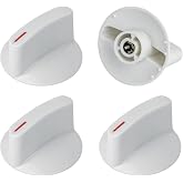 4 Pcs WH1X2721 Dryer Knob Compatible With GE Hotpoint Washer Dryer Machine | Replace AP2044893 123C7931 EA271094 PS271094, Sturdy And Durable