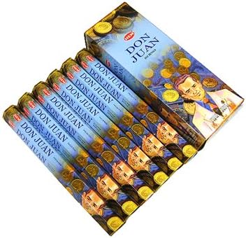 Don Juan - Box of Six 20 Stick Tubes, 120 Sticks Total - HEM Incense