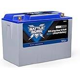 100Ah 12V Smart Lithium-Ion (LiFePO4) RV, Marine, Solar, & Off Grid Batteries - Bluetooth Connectivity - Battle Born Batterie