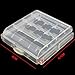 Bluecookies 5 PCS Battery Organizer AA AAA Batteries Storage Holder Case Box