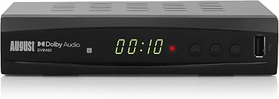 August DVB482 Freeview HD Recorder 1080p HDMI Watch Record Dual Tuner USB