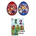 3 Paw patrol plastic surprise eggs with 2 eggs with single figures