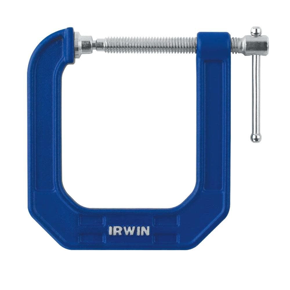 IRWIN Tools Quick-Grip 100 Series Deep Throat C-Clamp, 2-inch by 3 1/2-inch
