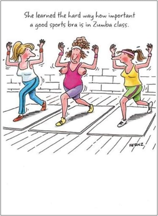 Carte D Anniversaire Humour Ph3167 Classe De Zumba Femme Faisant De L Exercice Amazon Fr Fournitures De Bureau