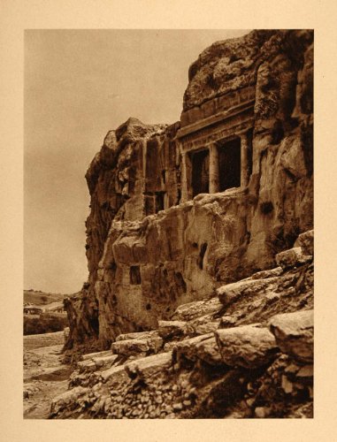 1926 Grotto St. James Kidron Valley Photogravure Grober - Original Photogravure