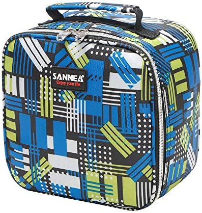 KFSO Lunch Bag Clearance Sale! Square Premium Thermal Insulated Mini Lunch Bag | School Lunch Box For Boys, Girls, Kids, Adults | Soft Leakproof Liner | Compact Lunch Pail for Office (C)