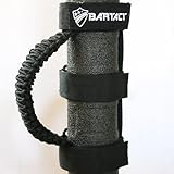 Bartact TAOGHUPBB - Universal Paracord Grab Handles (PAIR) - BLACK/BLACK