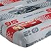 Disney/Pixar Cars 3 Movie Editorial Gray/Red 3 Piece Twin Sheet Set with Lightning McQueen & Jackson Storm (Official Disney/Pixar Product)