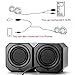 WESDAR Computer Speakers, 3.5mm USB Powered Subwoofer PC Speakers for Desktop, Laptop, Tablet, Notebook with Dynamic Sound, Enhanced Bass, Loud Sound and Volume Control Pack of 2 (Orange)
