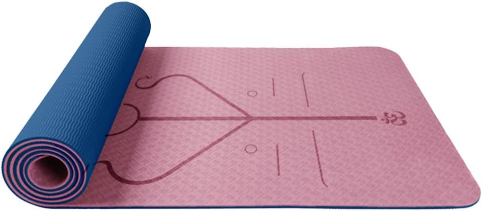 PowerLife 6mm Thick Yoga Mat Non Slip Exercise Mat Fitness Mats with Bag for Women and Men Home Workout Pilates Gym Training