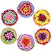 Supla 6 Pcs Fiesta Tissue Paper Flowers Pom Poms Ball Tissue Paper Pom Poms Flowers 15.4