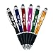 Thank You Gift Pen for Your Boss Coworker Wife Husband Dad Mom Doctor, 3 in1 Stylus+ Ballpoint Pen+LED Light up Flashlight-Compatible with Most Phones and Touch Screen Devices, Multicolor 6 Pack