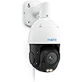 REOLINK 4K UHD PoE PTZ Camera for Outdoor Security, 360° Pan & 90° Tilt for Auto Tracking, 5X Optical Zoom and 3D Zoom, AI Detection, Color Night Vision, 24/7 Recording, 2 Way Talk, RLC-823S1