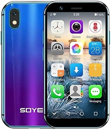 Mobile Phones SOYES XS, 3GB+32GB, 3.2 inch Android 6.0 MTK6737 Quad Core up to 1.3GHz, Dual SIM, Bluetooth, WiFi, GPS, Network: 4G, Support Google Play (Black) Unlocked Cell Phones ( Color : Colour )