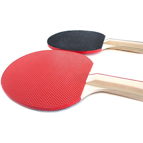 GSE Games & Sports Retractable Anywhere Table Tennis Set with 2 Paddles & 3 Balls and a Mesh Storage Bag by GSE (Orange & Blue) - Thumbnail 5