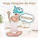 KidPal Toys for Crawling Babies, My First Plane Baby Toy for 1 2+ Year Old Boy & Girl with Music and Light, Moving Toys Encorage to Crawling, Kids Toys for Age 12 16 18M+