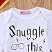 3Pcs/Set Infant Baby Boy Girl Snuggle this Muggle Rompers+Striped Pants+Hat Take Home Outfits