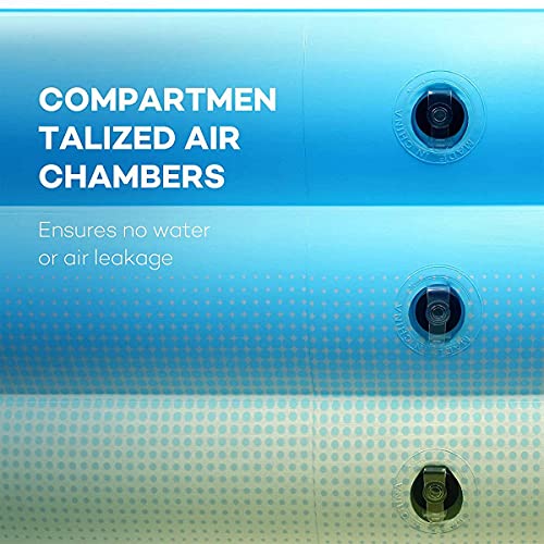 Madeinely Schwimmbecken PVC Aufblasbarer Pool Outdoor Garten Familie Sommer Grundpool Freibad – Bild 7