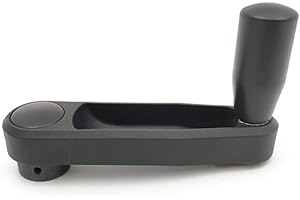 HTONG INDUSTRY Nylon Hidden Folding Crank Handle with a Round or Square Installation Hole and a Foldable Revolving Handle(Round Hole 16x160(1pcs))