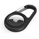 Belkin Apple AirTag Secure Holder with Carabiner - Durable Scratch Resistant Case With Open Face & Raised Edges - Protective 