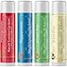 All Natural Therapeutic Lip Balm For Dry & Cracked Lips with SPF 15 UVA/UVB Sun Protection with Antioxidant Vitamin E Pure Aloe Vera & Coconut Oil - Intense Lip Therapy With Natural Ingredients