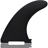 Anfyko Paddleboard Fin Replacement - Quick Install, Enhanced Nylon Fiberglass, Classic Curved Design - Center Fin for Inflatable SUP Stand Up Paddle Board