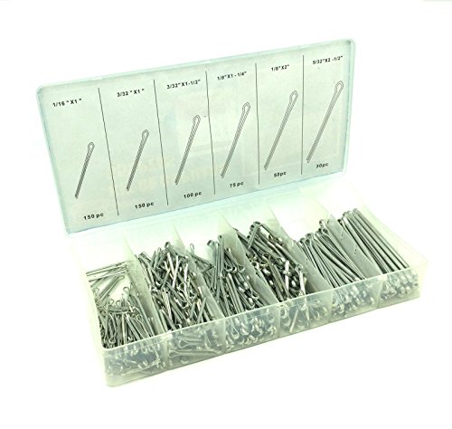 BRUFER 223106-1 Cotter Pin Assortment 555 pieces