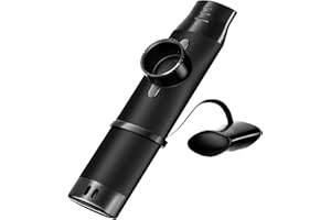 Metal Kazoo with 5 Diaphragms - Adjustable Tone for Guitar, Ukulele, Violin, Piano, Keyboard - Mini Kazoos Musical Instrument