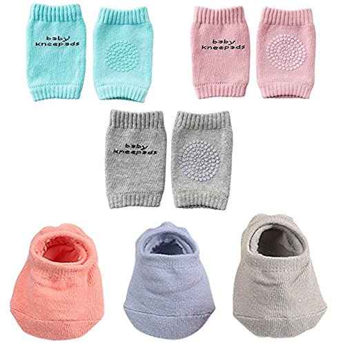 2 Crawling+Anti+Slip+Toddlers+Kneepads+Assorted